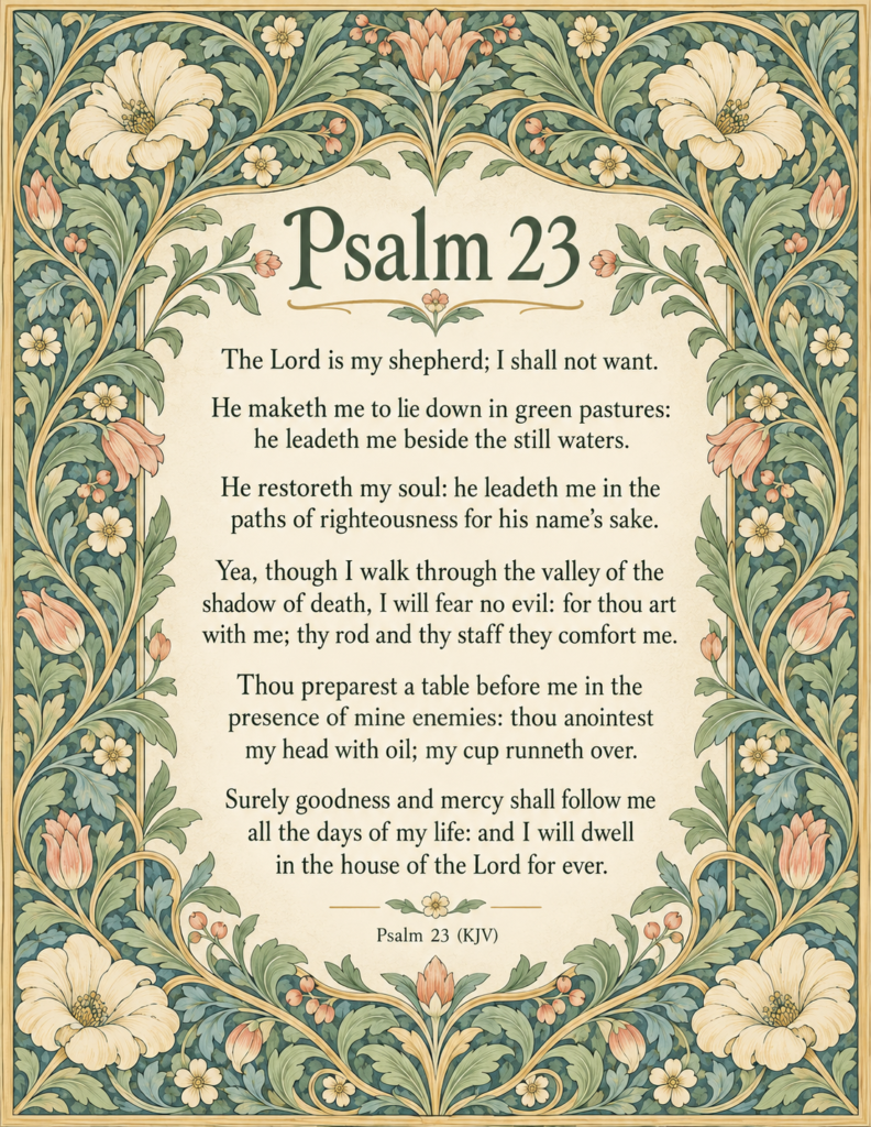 psalm 23 kjv